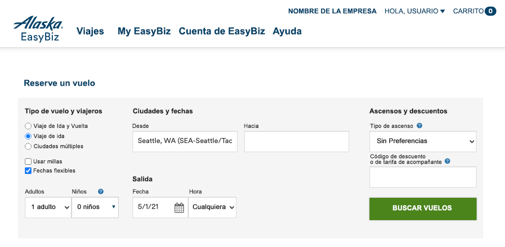EasyBiz booking formlet